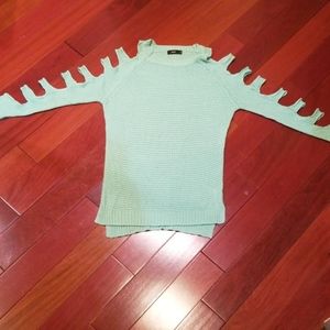 Cold Shoulder lightweight sweater